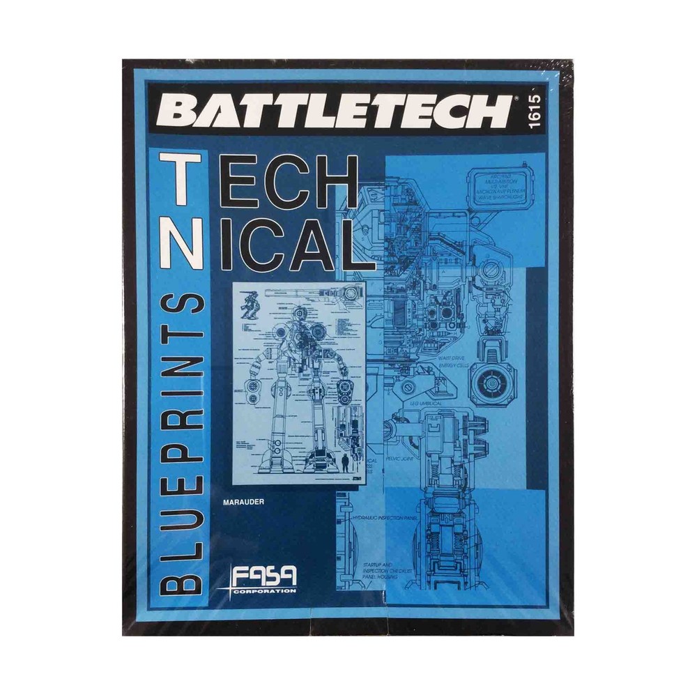 FASA Battletech Battletech Technical Blueprints (Boxed Version) Fair/EX