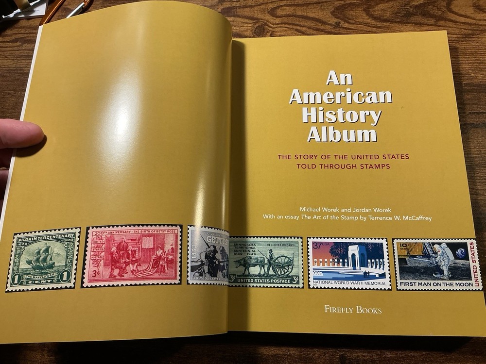 An American History Album Told Through Stamps Paperback By M Worked