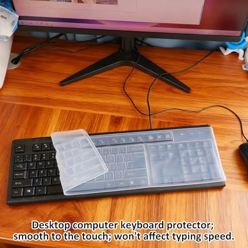 Universal Keyboard Cover Protector Skin for Desktop Computer Keys Waterproof
