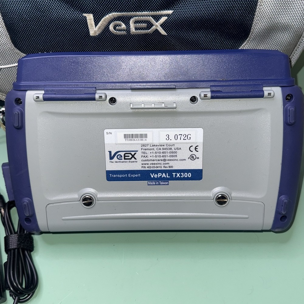 VeEX VePAL TX300 10G Transport Expert Network Analyzer