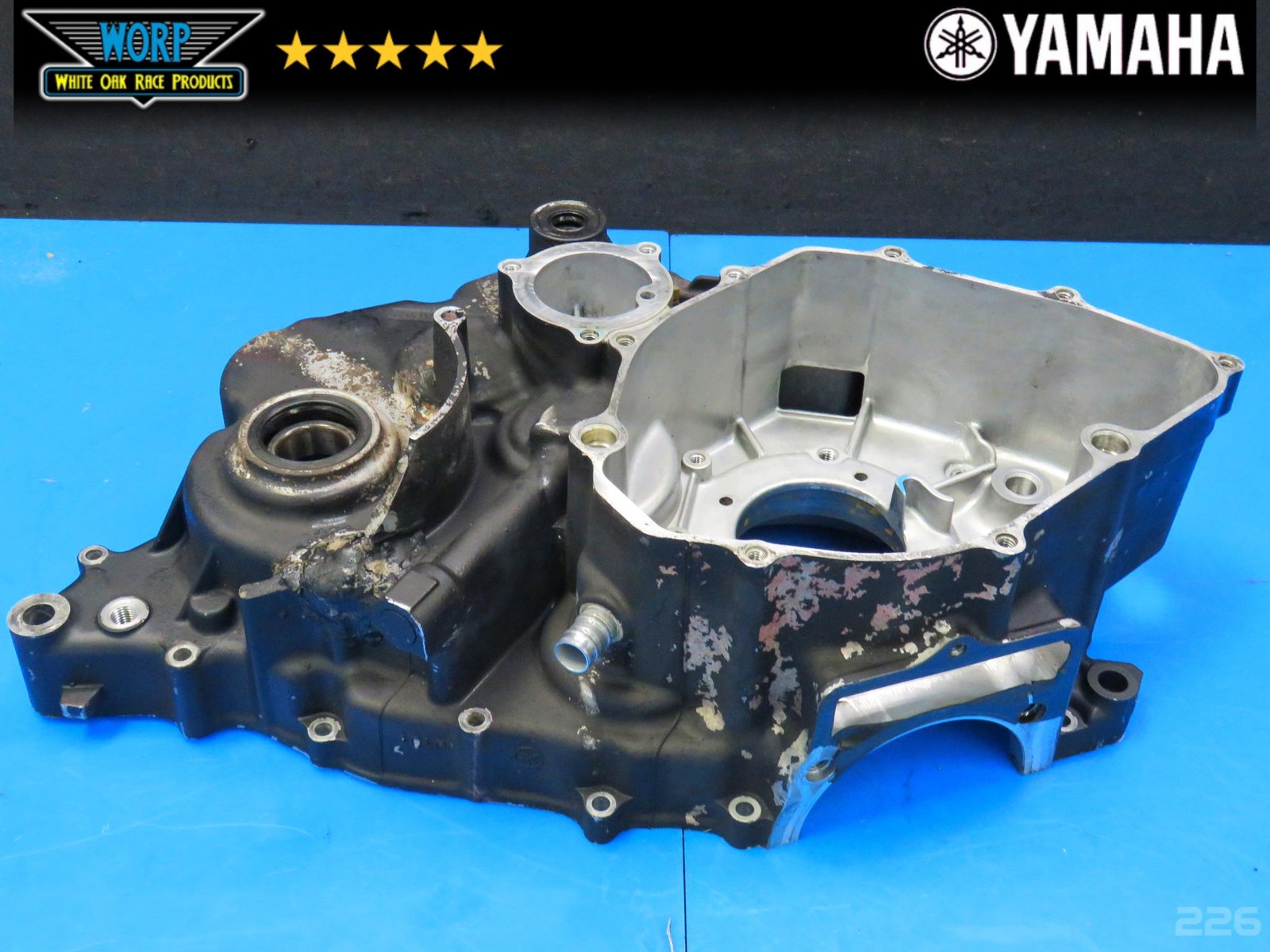 2006 YAMAHA RAPTOR 350 MATCHED LEFT RIGHT CRANK CASES CRANKCASE SET ~ OEM 04-13