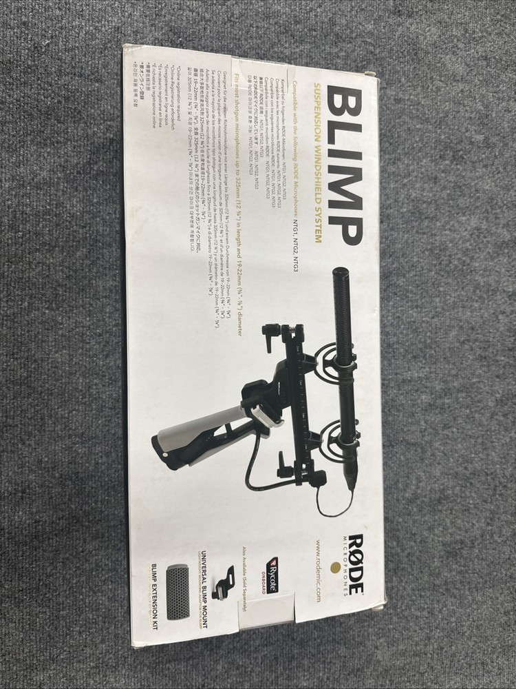 Rode Blimp Microphone Windshield Suspension System Blimp2 100% Mint in box