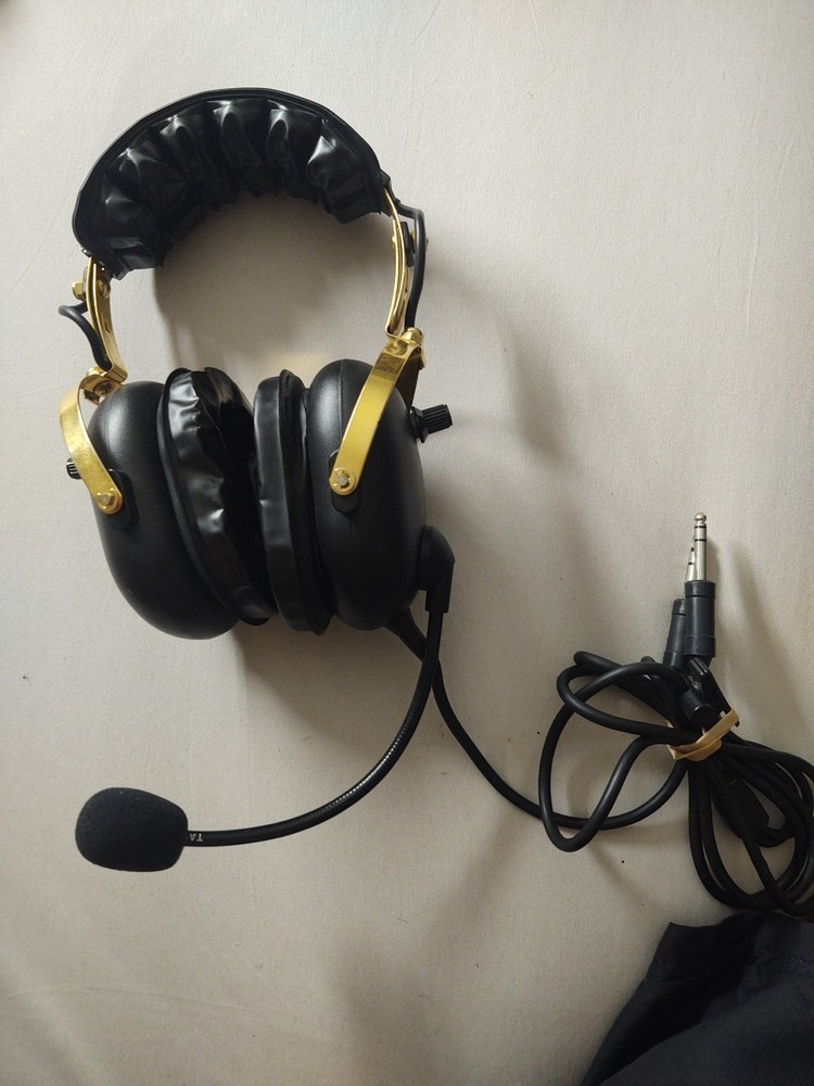 Sigtronics Gold  Wing Headset Pilot - Electrical & Physical Tests Good