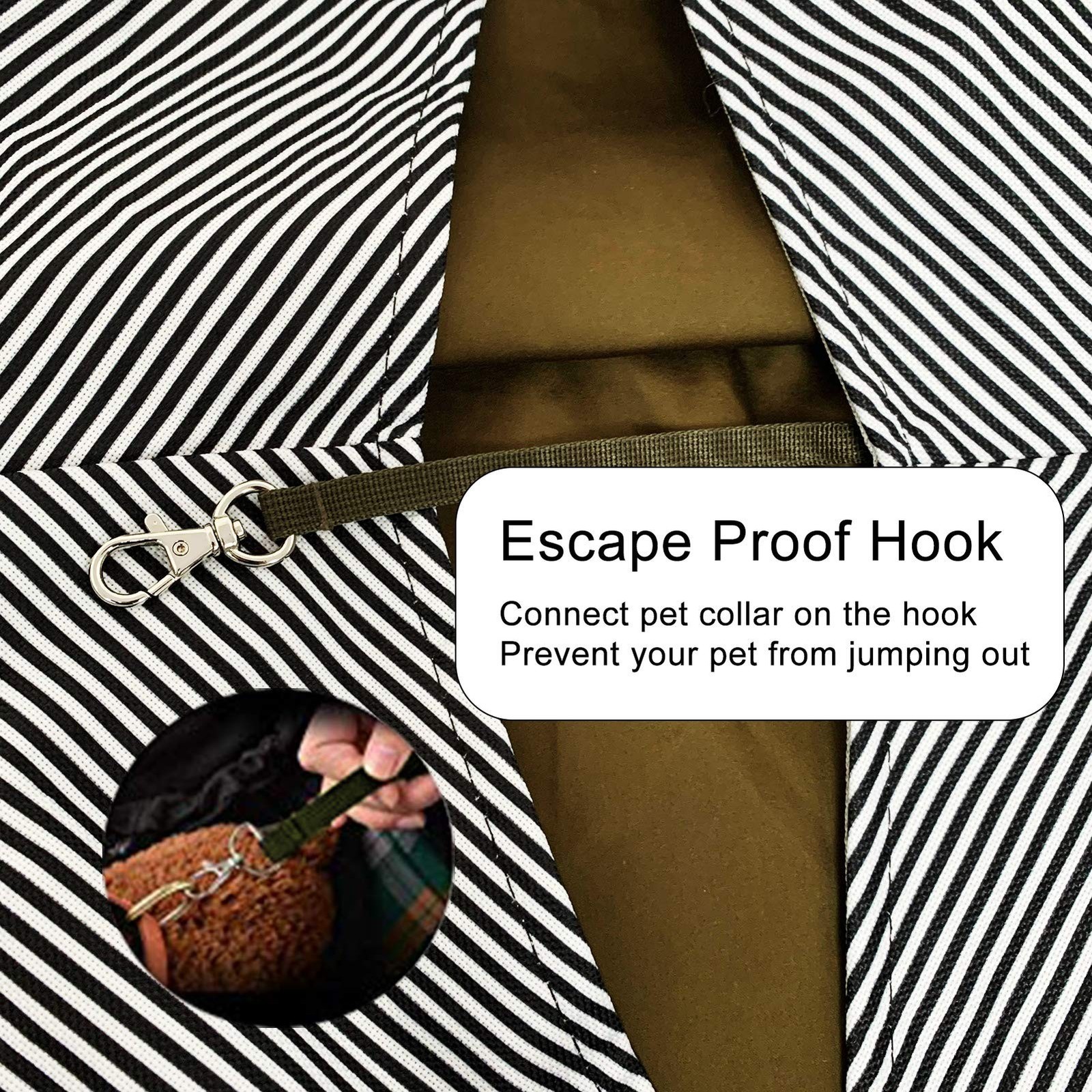 pet Carrier Comfortable pet Sling Backpack for Small Dogs and Puppy Adjustabl...