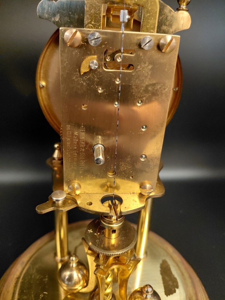Kundo Pearlescent Vintage Clock Made In Germany Dated 1921