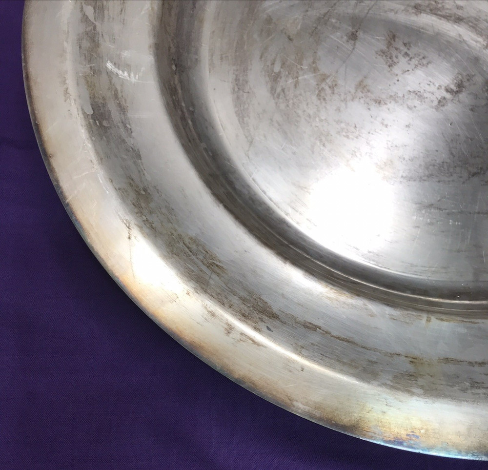 CHRISTOFLE Silverplated 16" ROUND TRAY