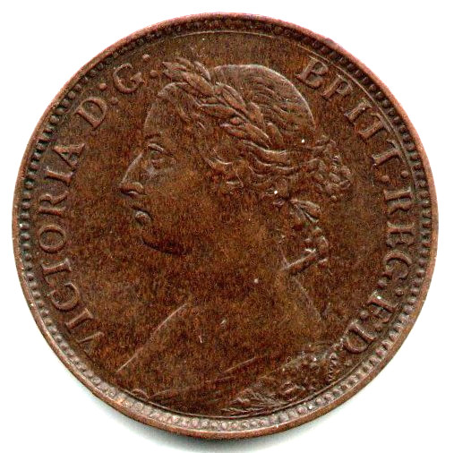 Great Britain Farthing 1893 XF