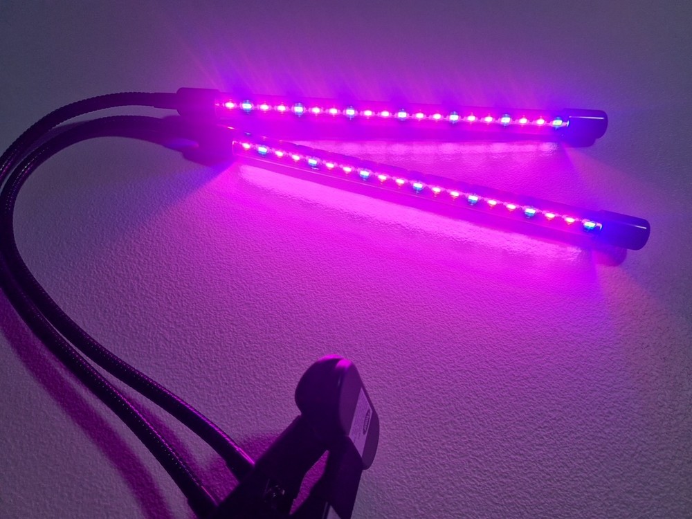Plant Light 2 Head Clamp Light