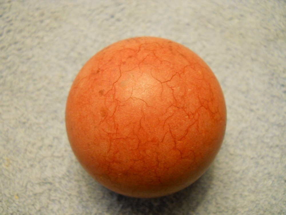Vintage Clay Billiard Ball- #3