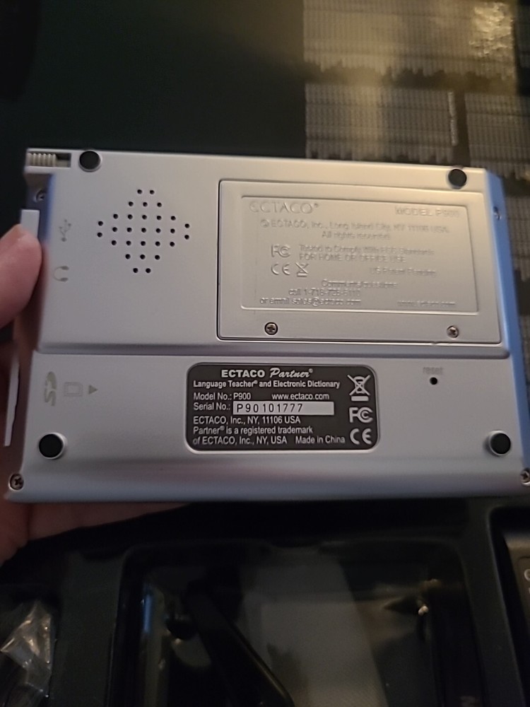 Partner ECTACO P900 Electronic Translator Language Teacher Dictionary Chinese