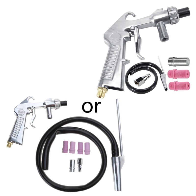 Practical Abrasive Tool Sand Blaster Kit with Ceramic Nozzles Tips for Sandblast