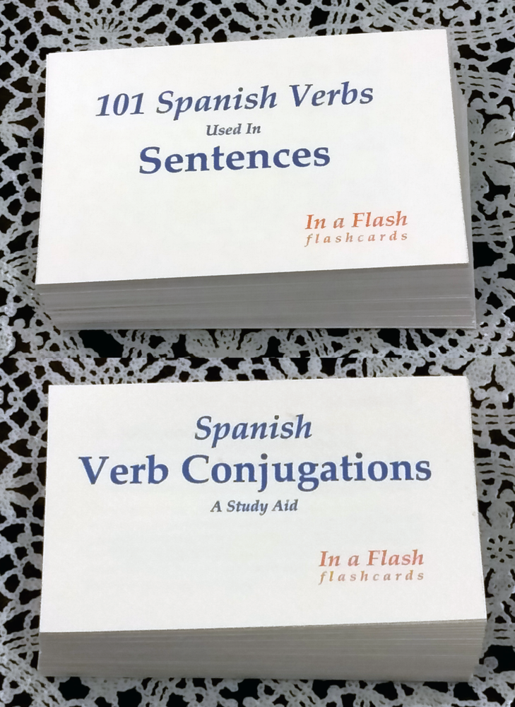Spanish Verb Flashcards Two Deck Special