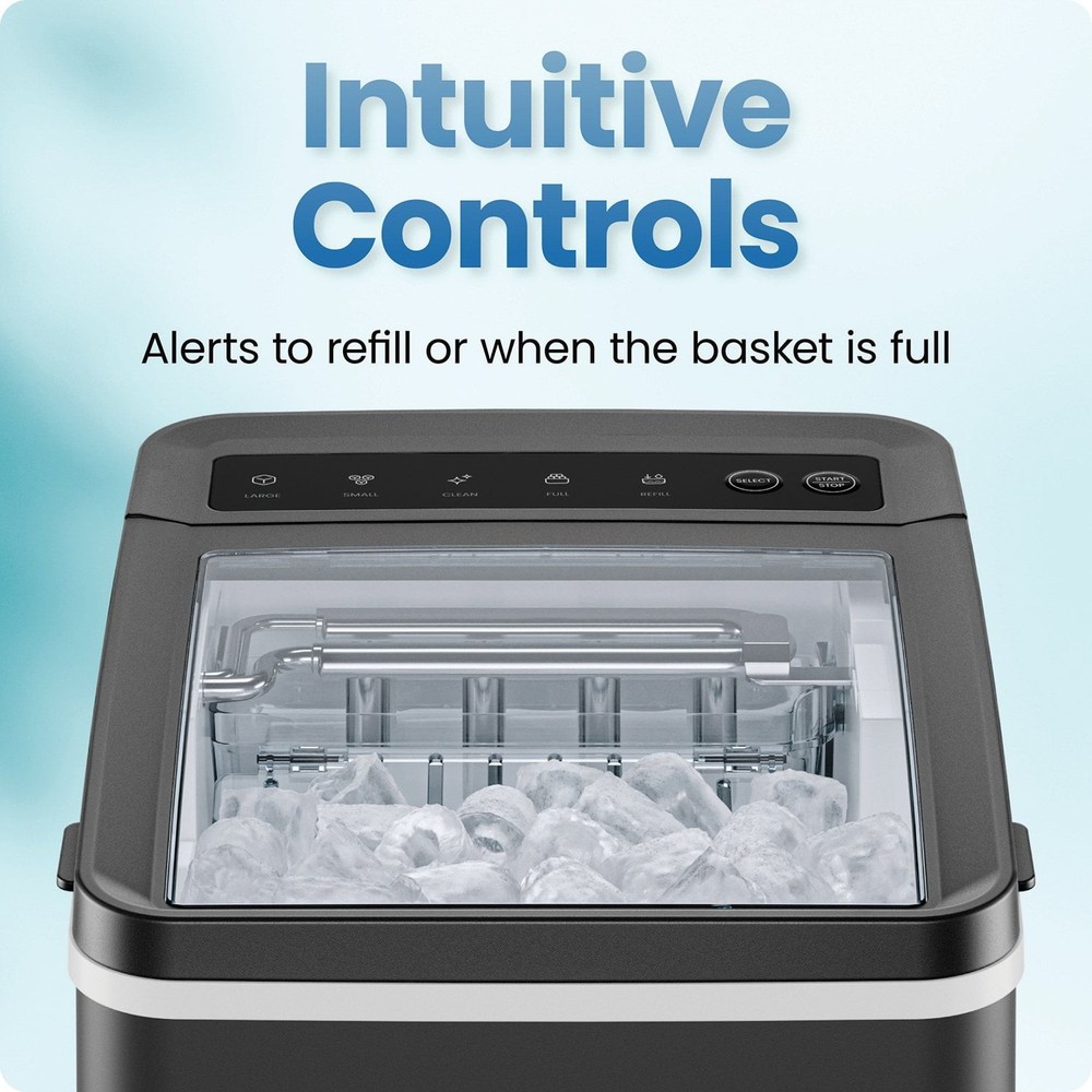 🔥Chefman Iceman Ice Machine 26lb Dual Size Countertop🔥