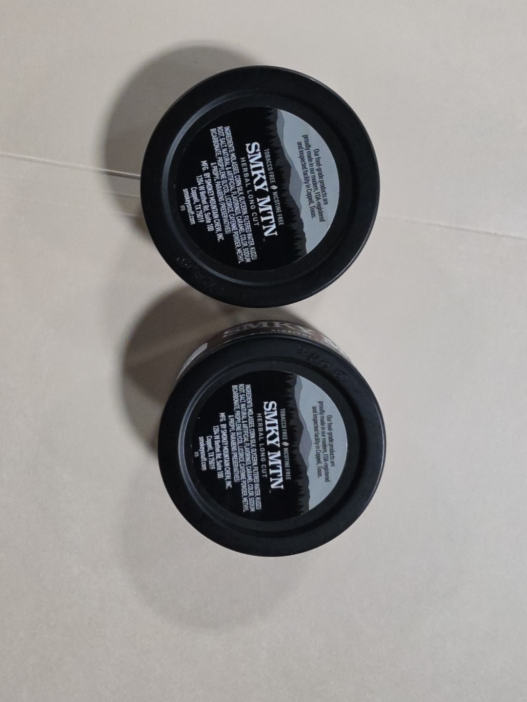 3 Tobacco And Nicotine Free Smokey Mountain Herbal Long Cut Straight Flavor