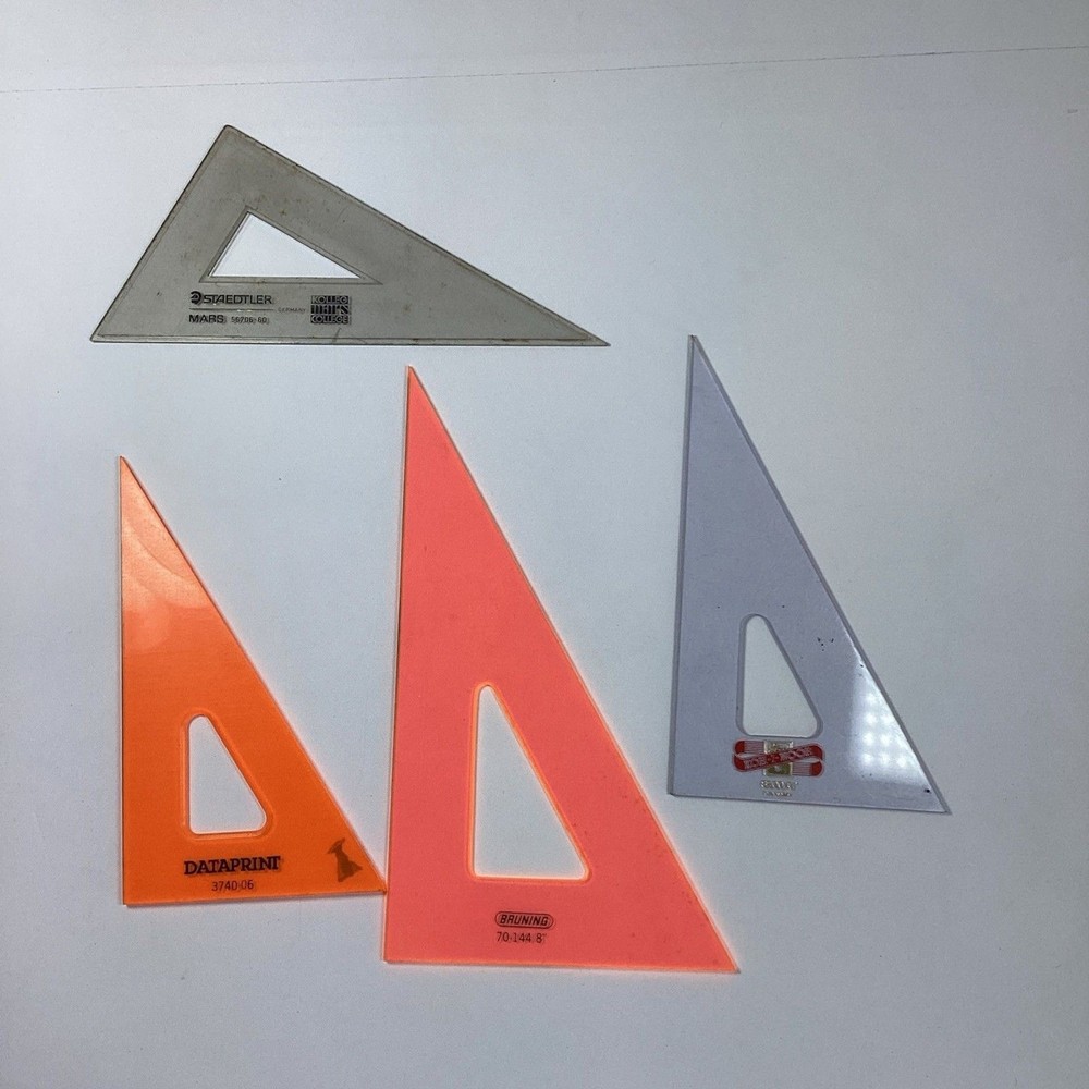 Drafting Stencil Template Lot Engineering Math Art Drawing Geometry Architecture