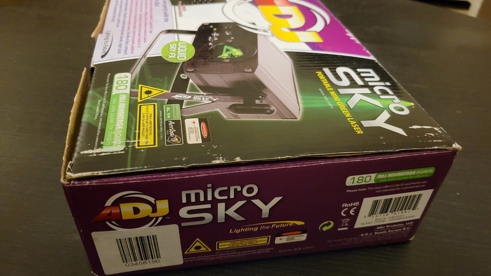 ADJ Micro Sky Portable Mini Green Laser