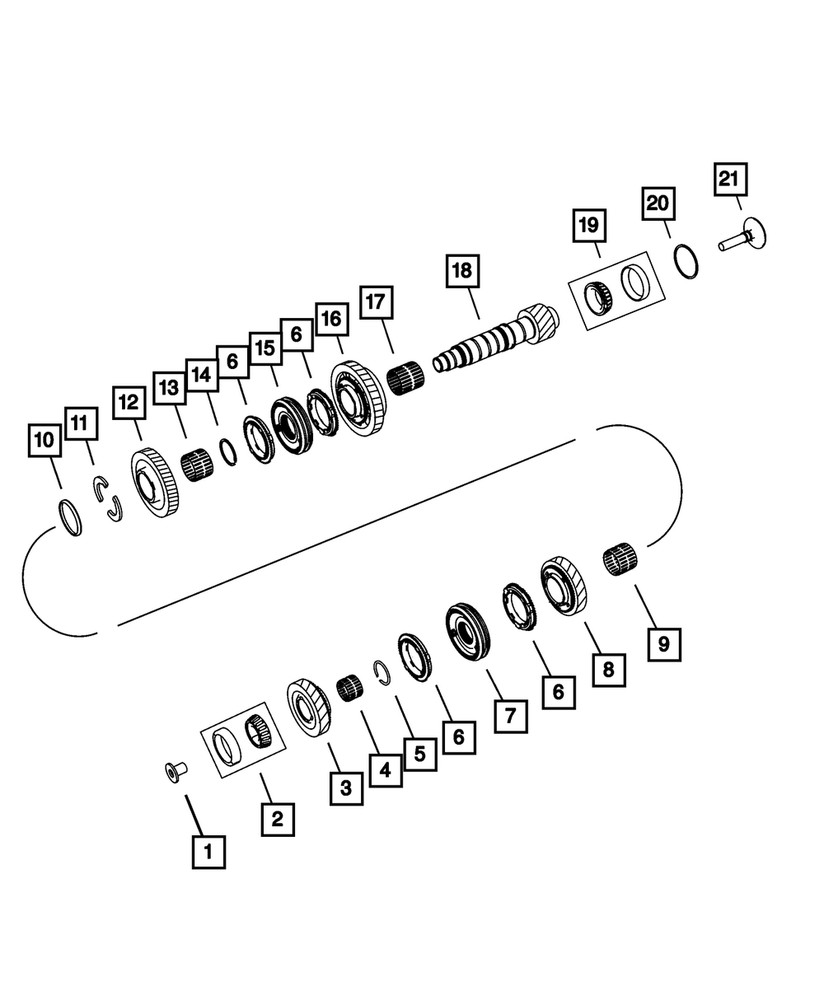 Genuine Mopar Bearing 68033365AA