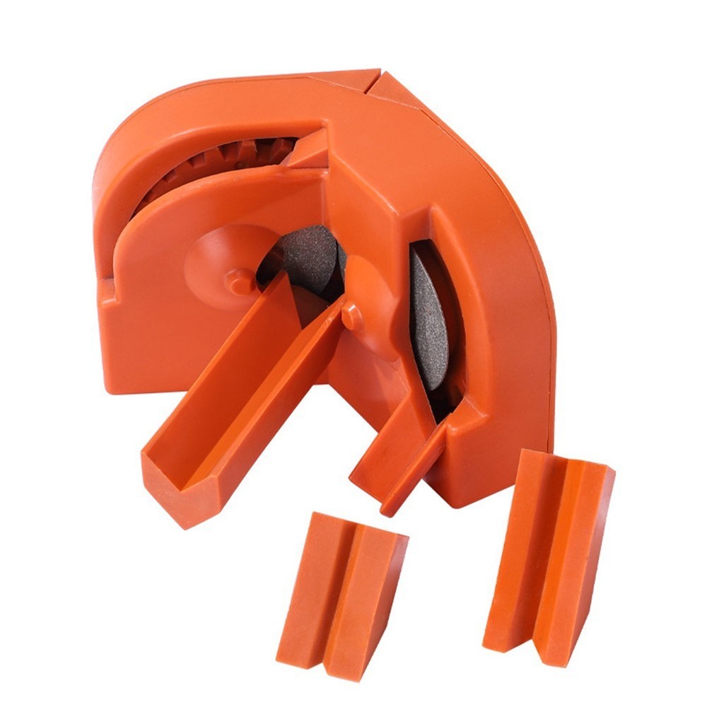 Portable Electric Drill Bit Sharpener with Two Grinding Wheels for Rapid Use
