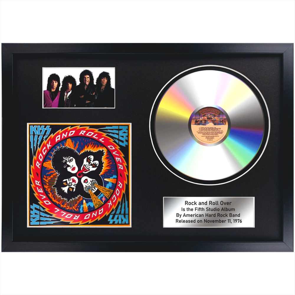 Kiss – Destroyer / Memorabilia / Souvenir in black frame / Rock / interior decor