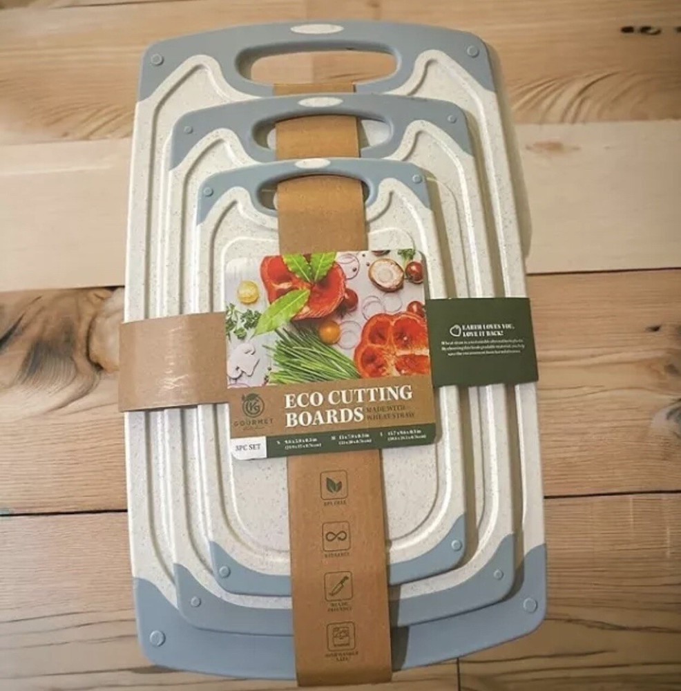 ECO CUTTING BOARDS (WHTE LIGHT BLUE)
