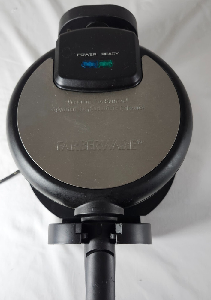 Farberware Single Flip Waffle Maker Nonstick Rotating Iron Fast Breakfast Easy