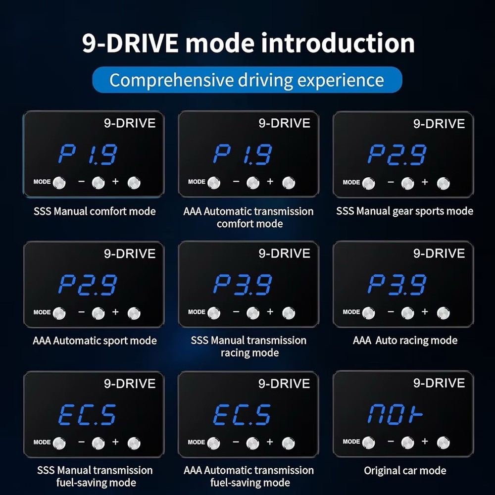 Throttle Response Controller 9 Drive Modes Smart Electronic Racing Accelerator C