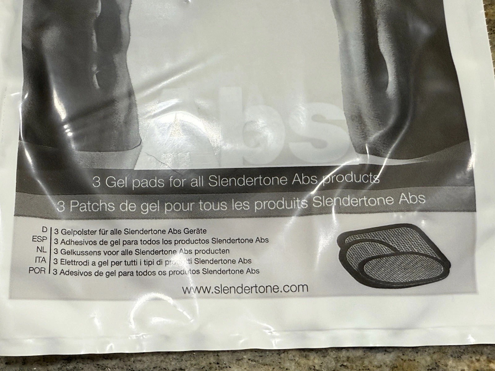NEW 10 LOT Packs SLENDERTONE ABS UNISEX REPLACEMENT TONING GEL PADS NEW EXP2025