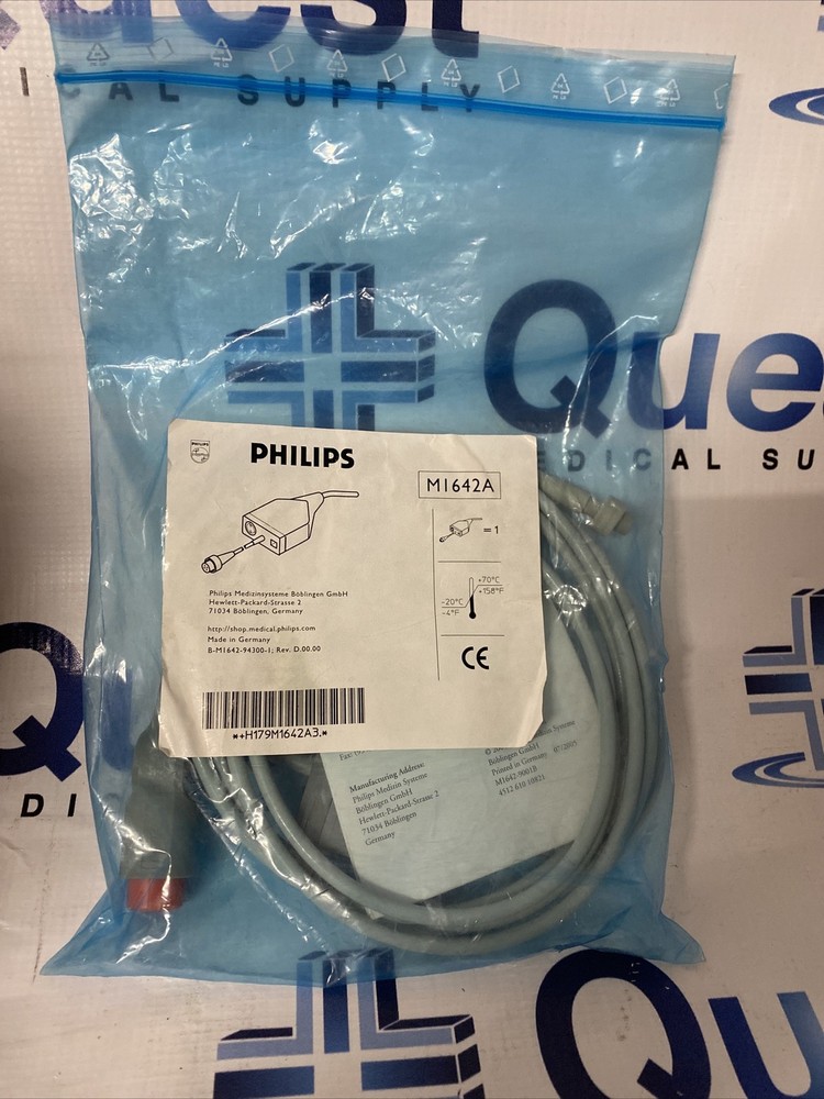 New Philips M1642A Cardiac Output Cable