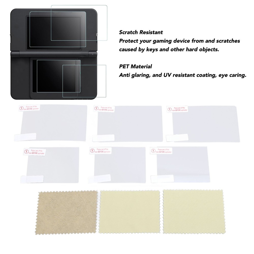 3 Sets Game Machine Screen Film High Transparency Scratch Resistant Screen
