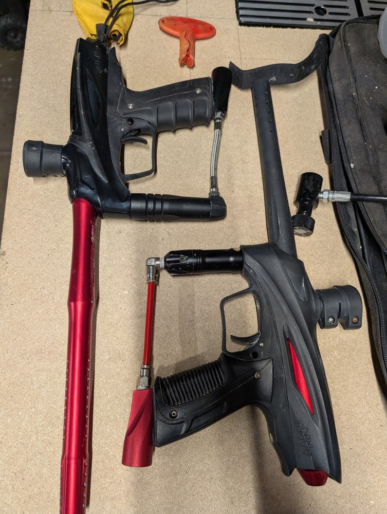 2 GOG Envy Paintball Marker Bundle With Accessories