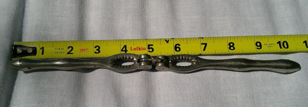 Vintage Metal Nutcracker Pliers 2 Size Cracker Tool No Marking