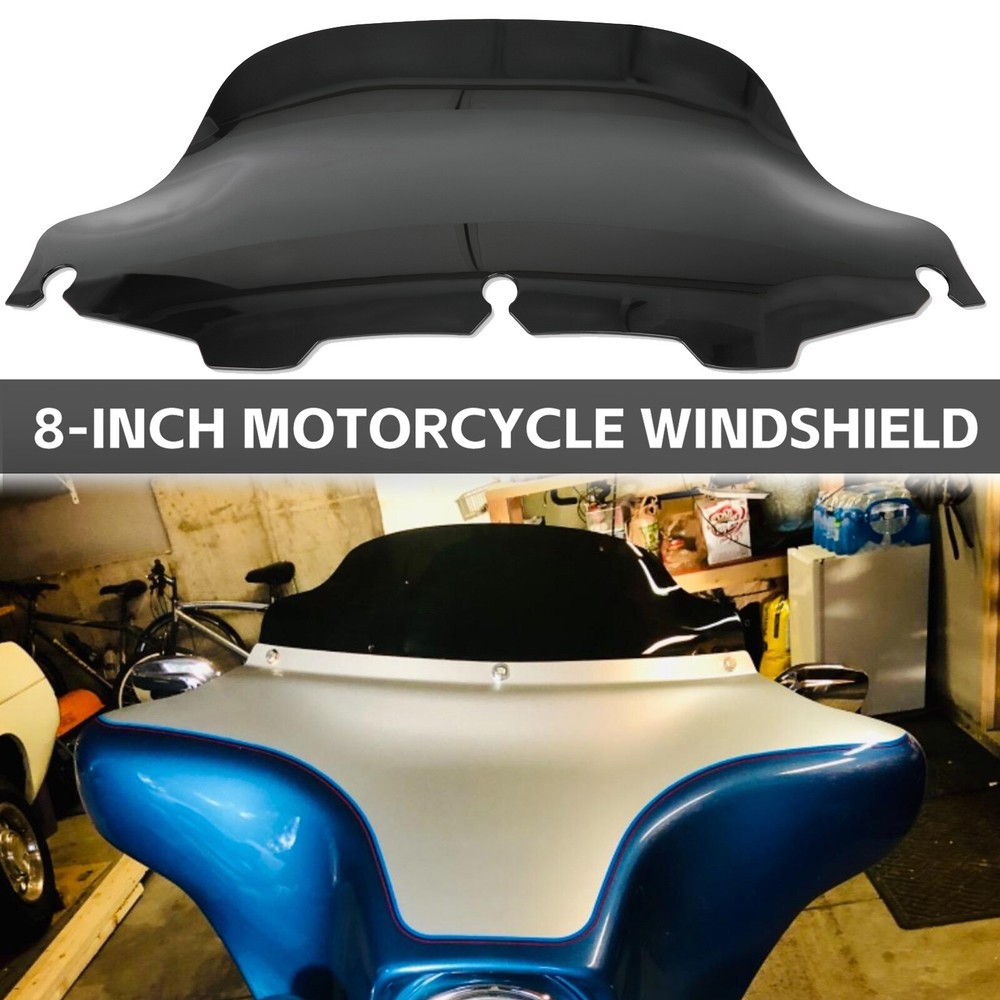 8" Batwing Windshield For Harley Ultra Classic Electra Glide FLHTCU 1996-2013