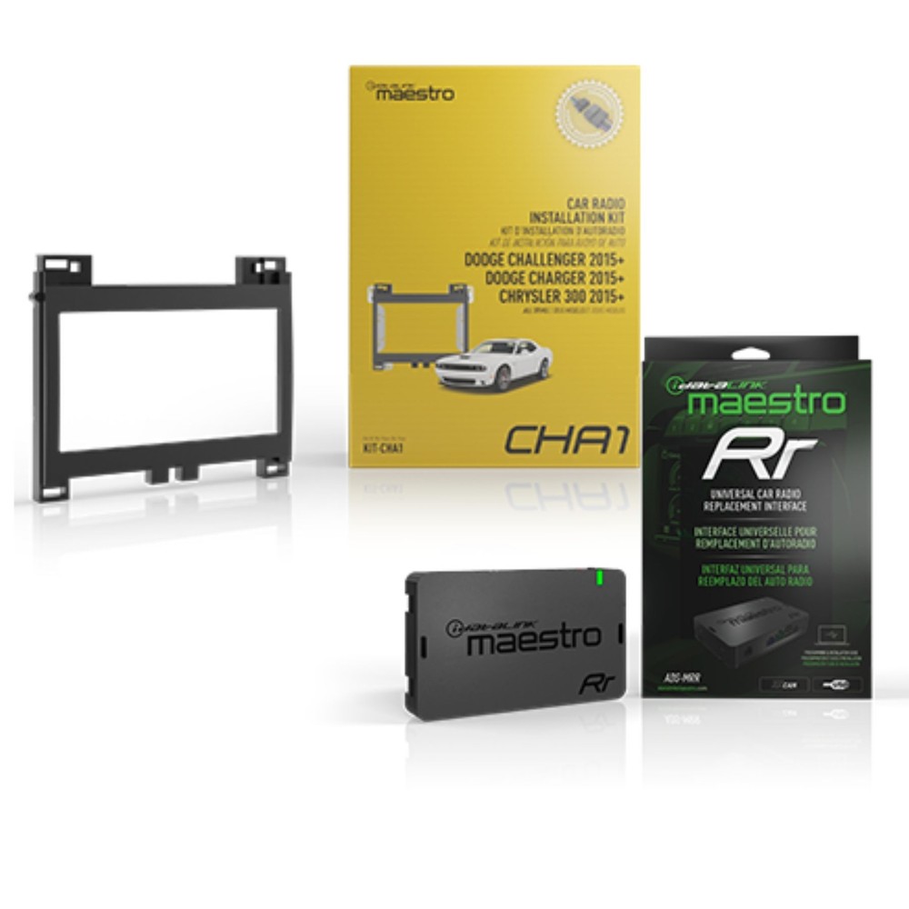 iDatalink KITCHA1 Dash Kit for 2015-up select Dodge Vehicles + ADS MRR Module