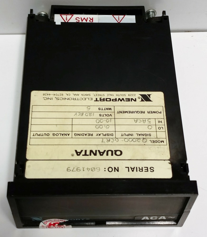 Newport Q2000-GCR7 Digital Current Panel Meter