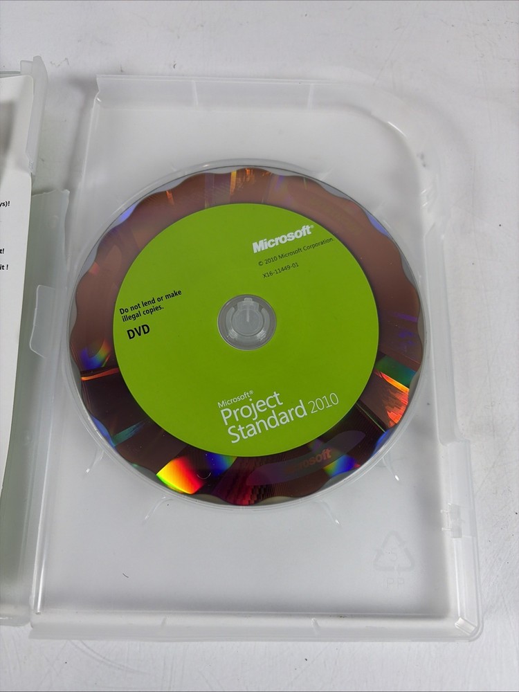 Microsoft Project Standard 2010 Software x16-11449-01