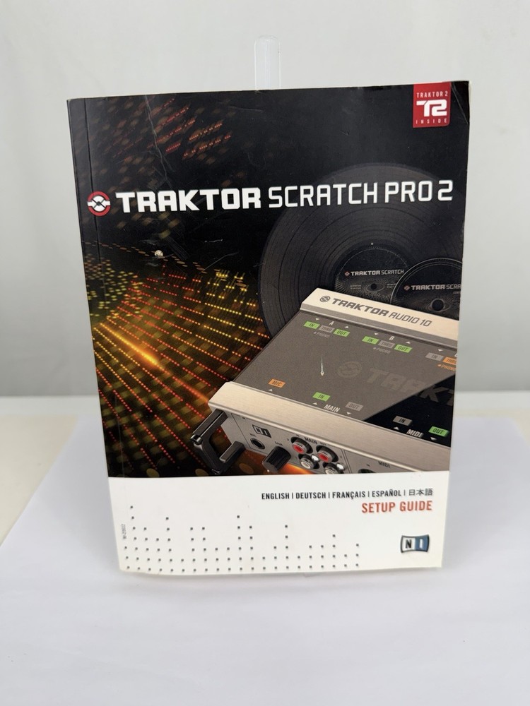 Traktor Scratch Pro 2 Setup Guide - Guide book only