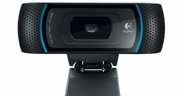 Logitech C910 Pro 1080p Webcam for TV/PC - Black