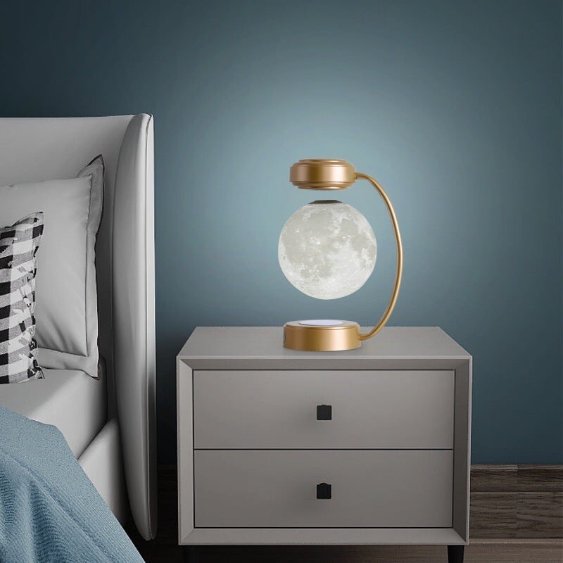 3d Magnetic Levitating moon lamp
