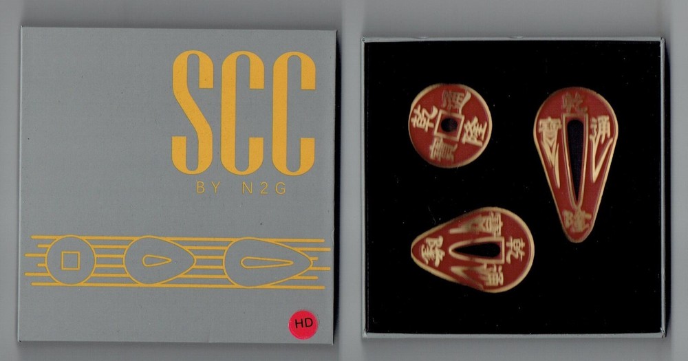 SCC RED Half Dollar Size by N2G - New Coin Magic Trick