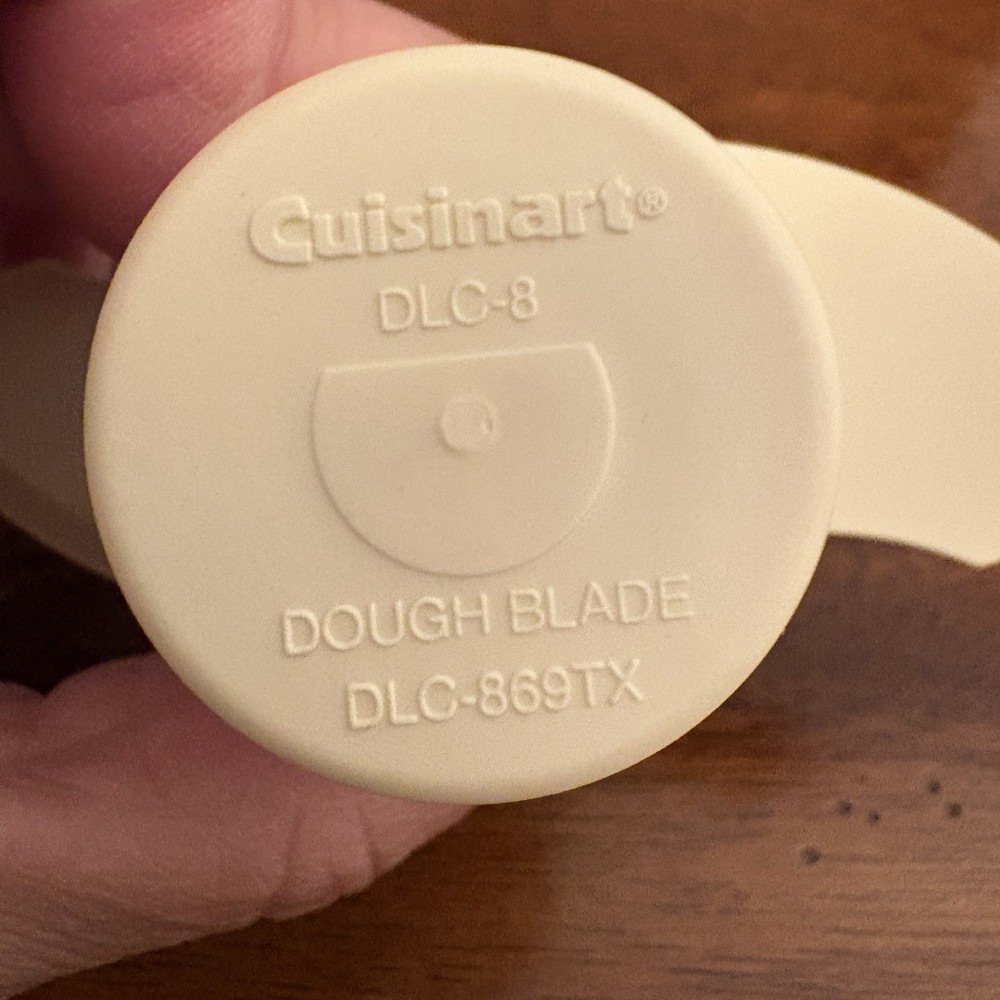 Cuisinart DLC-8 Food Processor Plastic Dough Blade DLC-869TX Replacement Part