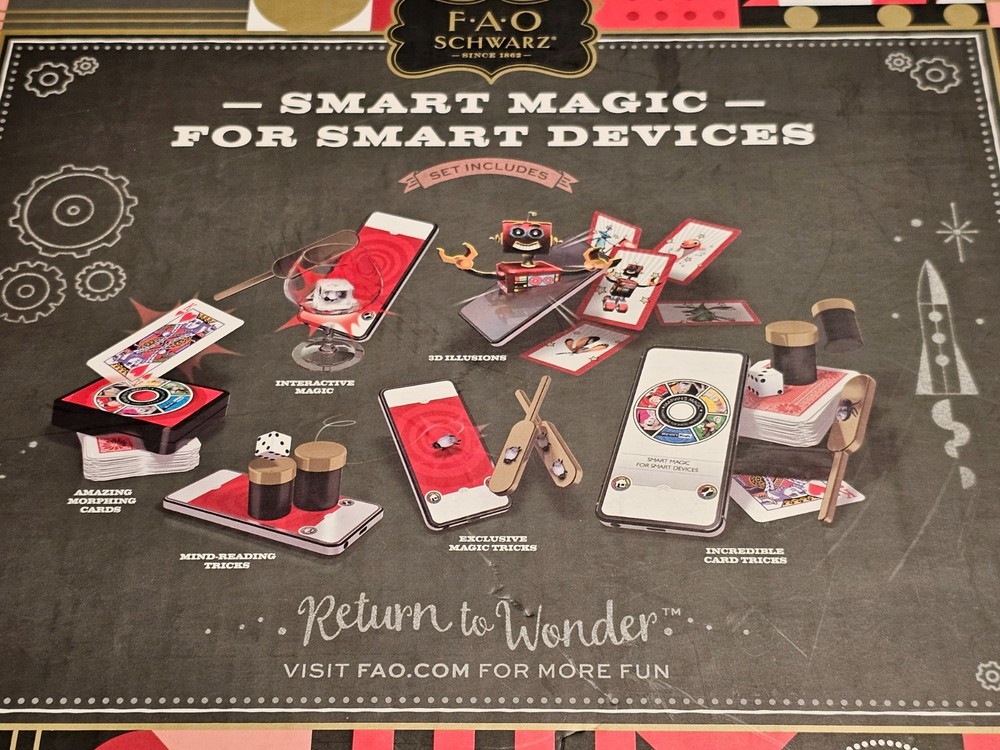 FAO Schwarz Interactive Illusions i-Magic Kit 23 Piece Open Box New