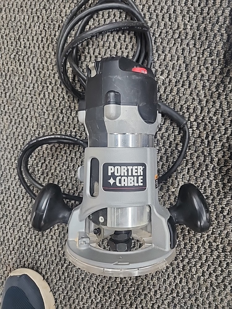 Porter Cable 890 Router 8931 Variable Speed Motor Type 1 & Plunge Base , Case