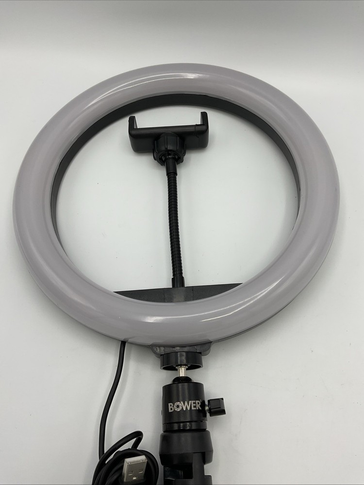 Bower Phone Holding USB Multi Color Changing Ring Light With Inline Light Contr