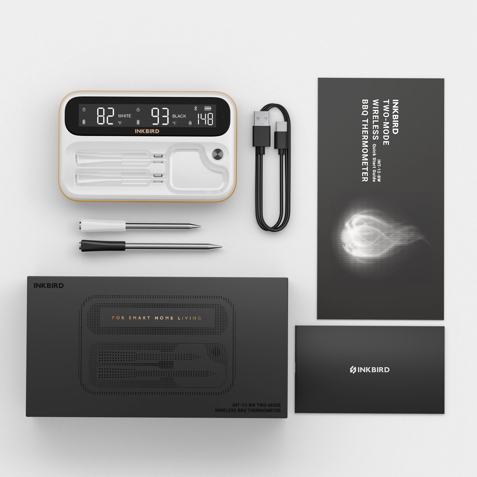 INKBIRD Wireless Meat Thermometer 5G WiFi BBQ Smoker Oven Mitts Grilling Gloves