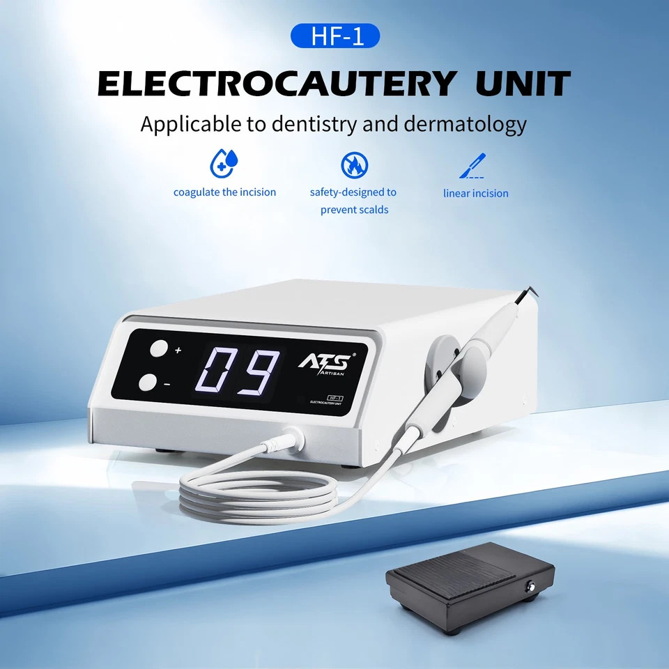 Dental Electro Electrosurgery Unit Machine High Frequency Electric 10pcs Knife