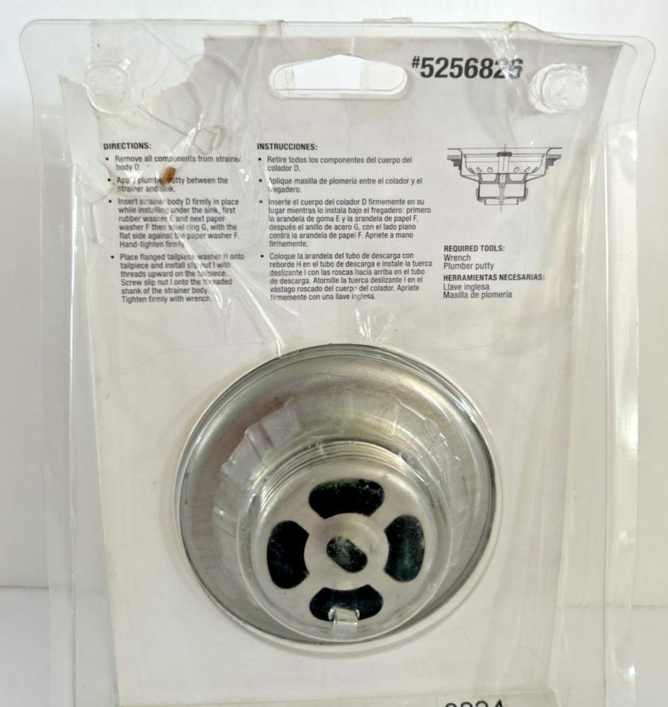 ALLEN + ROTH FIXED POST SINK STRAINER - NO. 5256826
