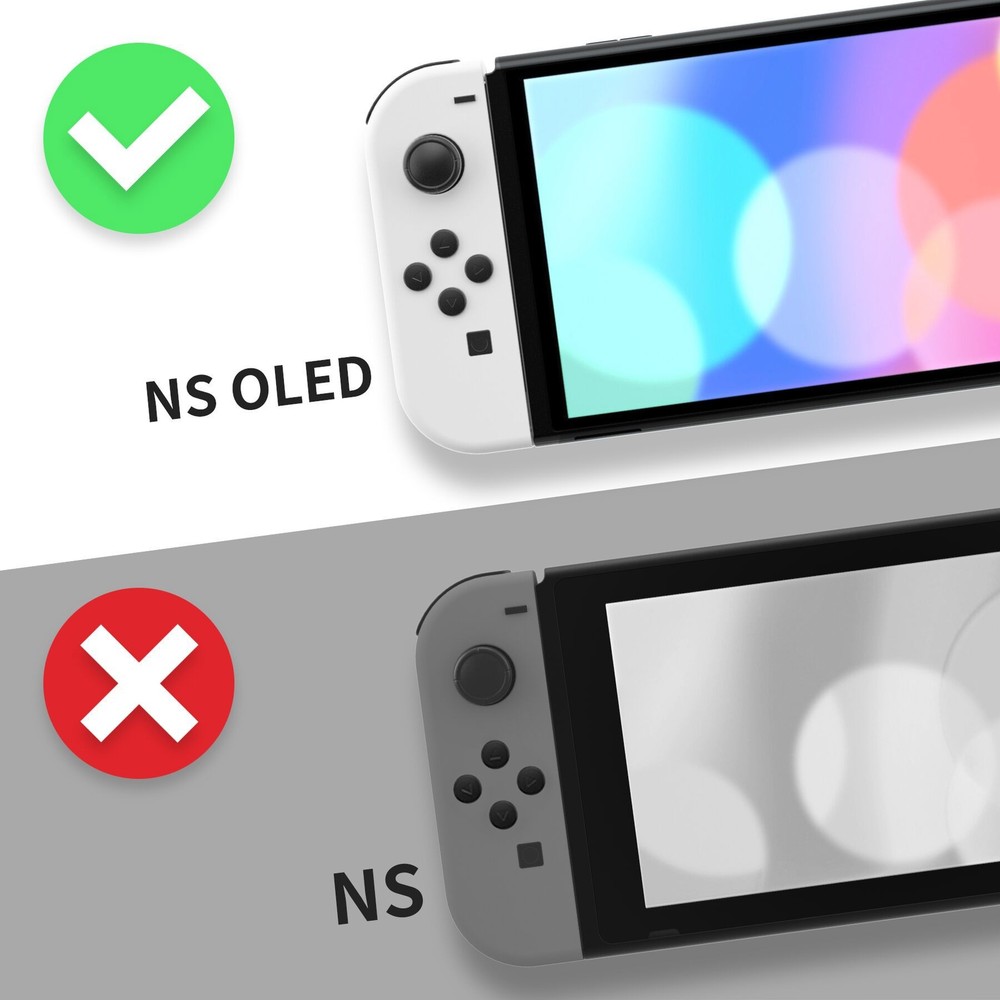 eXtremeRate Replacement Full Set Shell Buttons Housing for Nintendo Switch OLED