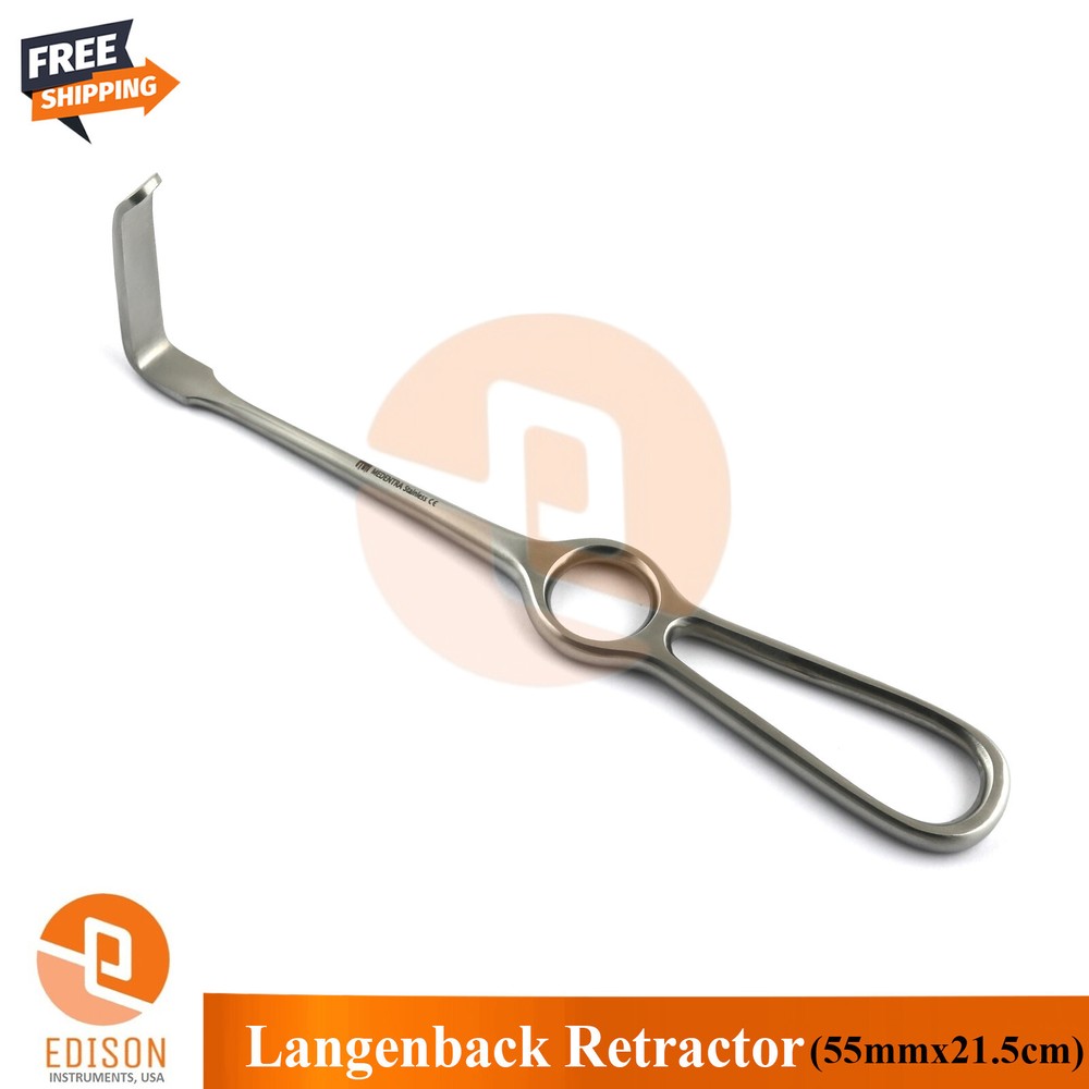 3Pcs Surgical Retractors Veterinary Middledorf Langenback Soft Tissue Retraction