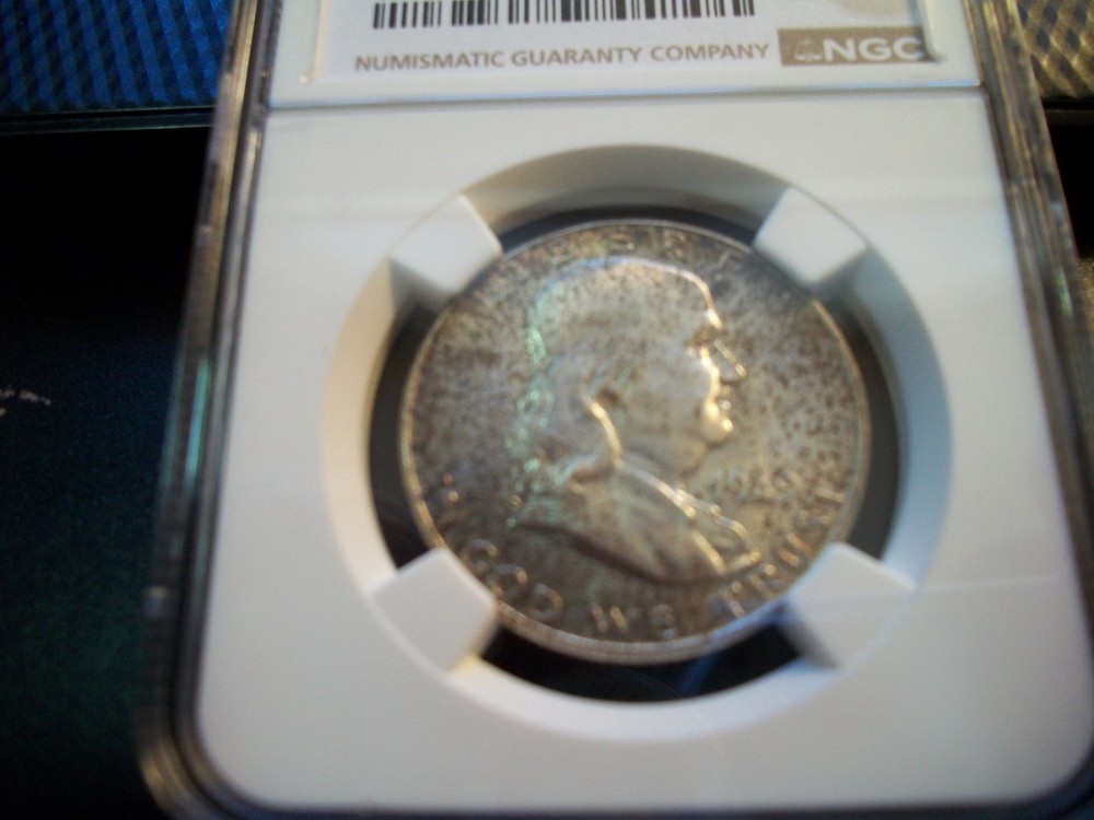 1949 Franklin Half Dollar MS66+ FBL NGC certified