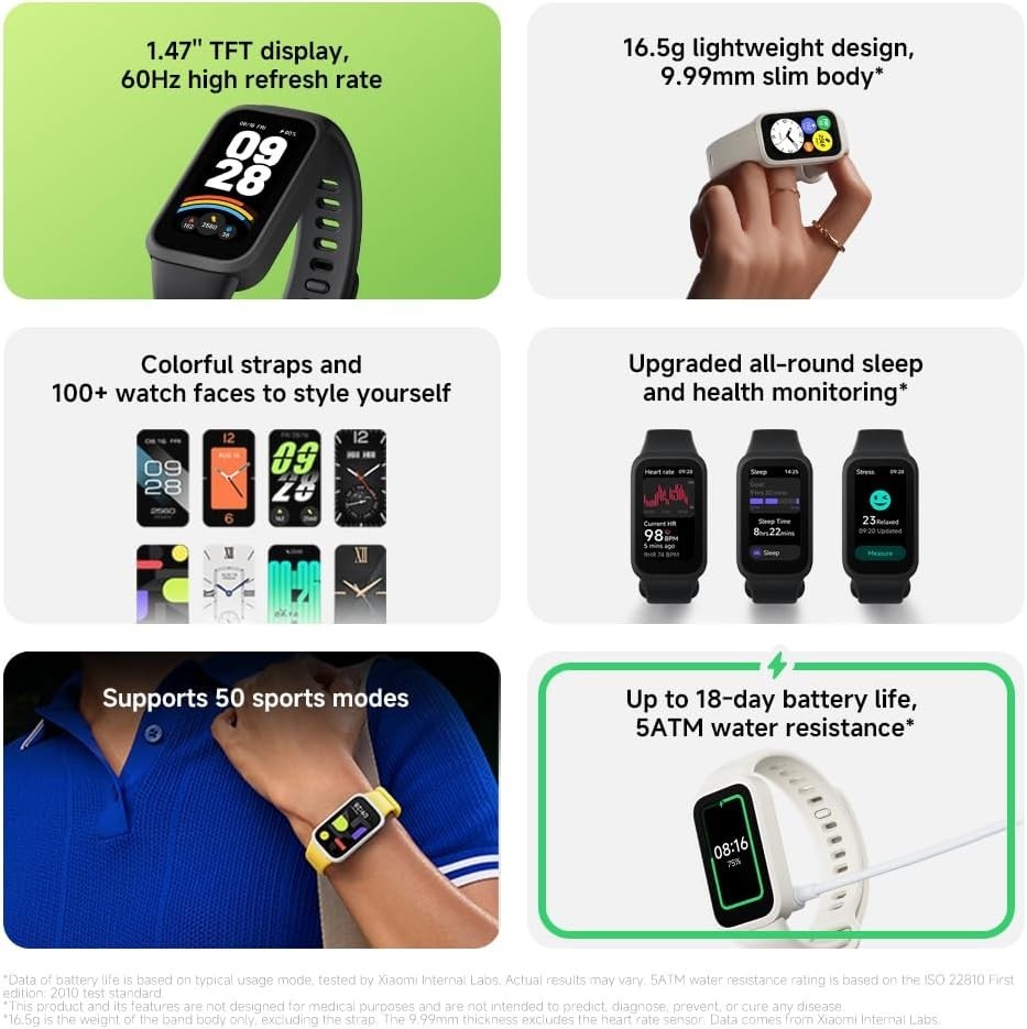 Xiaomi Smart Band 9 Active Global Version BLACK